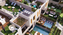 Attico con terrazza privata sul tetto in vendita con pagamento dilazionato nel” La Quinta Heights” 